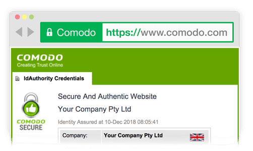 Comodo Site Seal