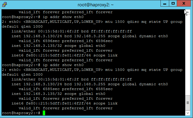 haproxy virtual ip address