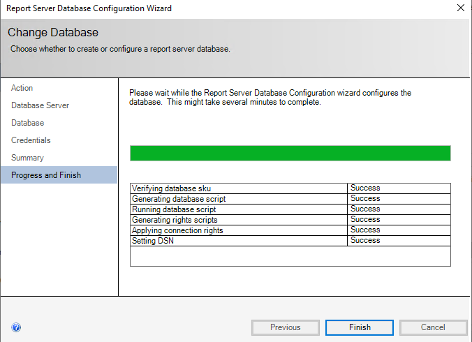 Create Database Success