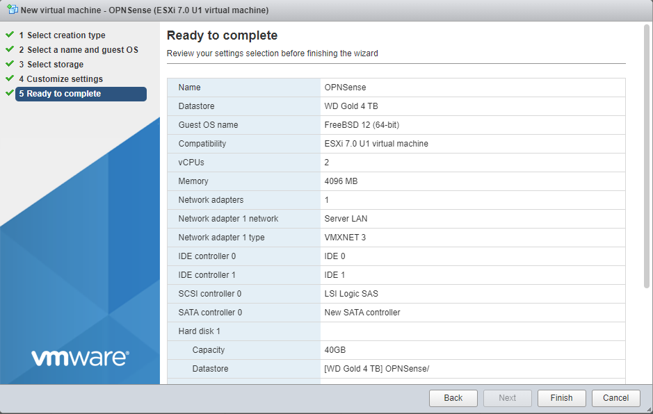 OPNSense VM Complete