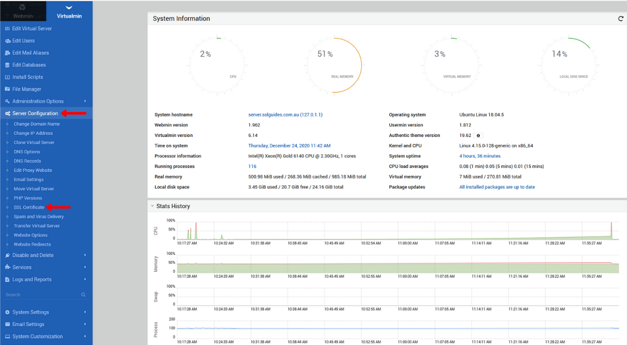 webmin ssl