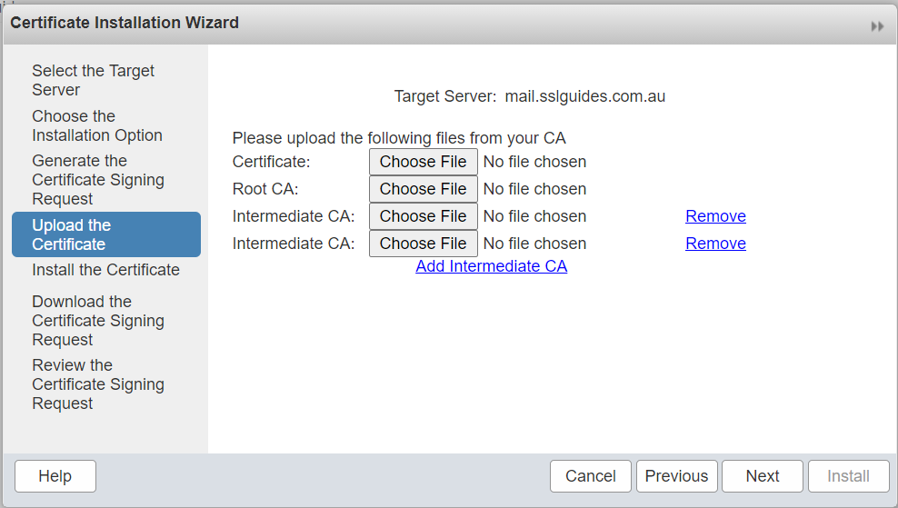 How To Install SSL Certificate on Zimbra Collaboration Server via command  line (CLI), by NetShop ISP