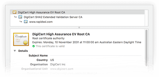 RapidSSL Root